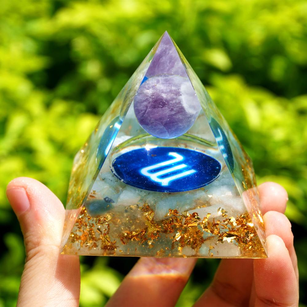Energy Aquamarine Crystal Pyramid-ToShay.org