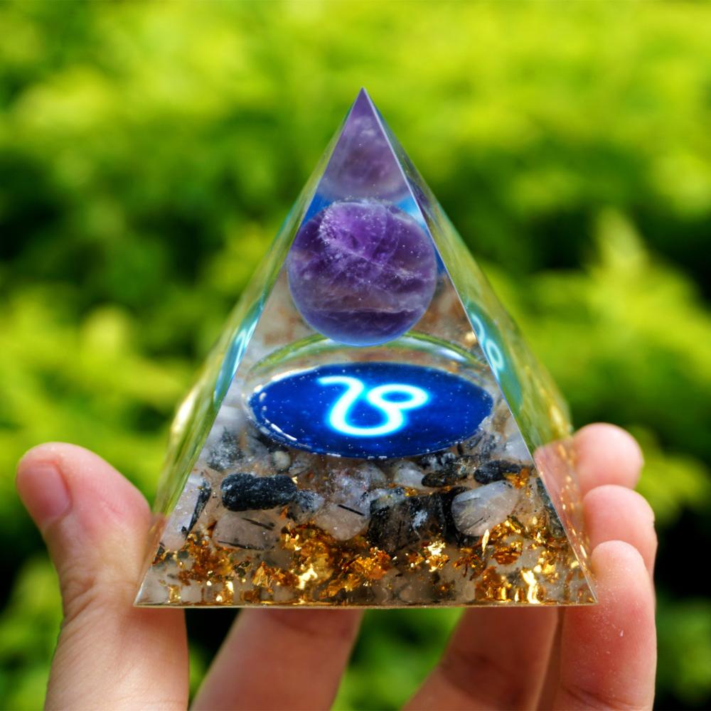Energy Amethyst Crystal Pyramid-ToShay.org