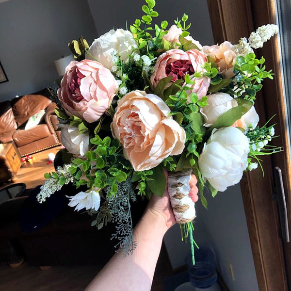 Peony Flowers Bouquet-ToShay.org