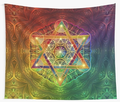 Metatrons Cube Tapestry-ToShay.org
