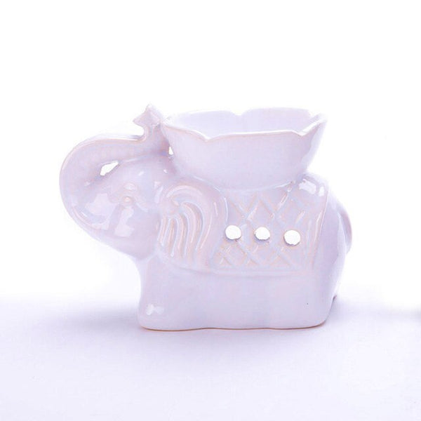 Elephant Ceramic Oil Burner-ToShay.org