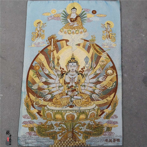 Qianshou Guanyin Thangka-ToShay.org