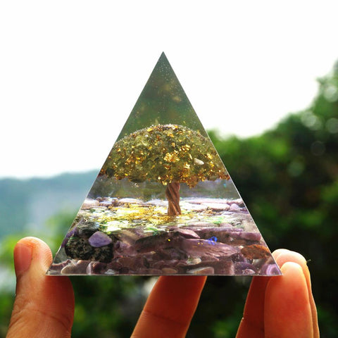 Energy Peridot Tree Pyramid-ToShay.org