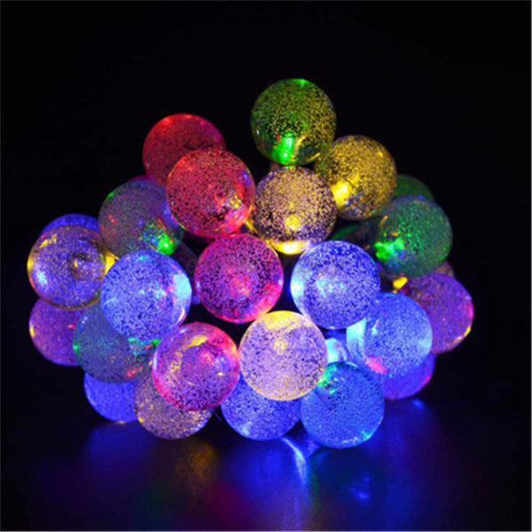 Crystal Solar String Fairy Lights-ToShay.org