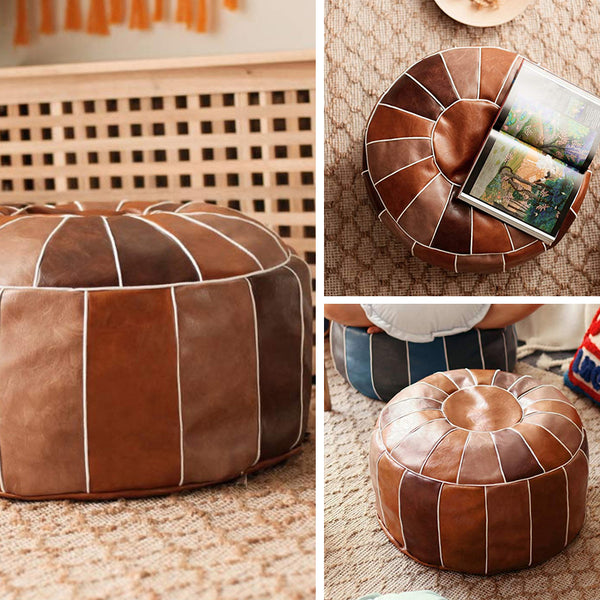 Leather Ottoman Cushion-ToShay.org