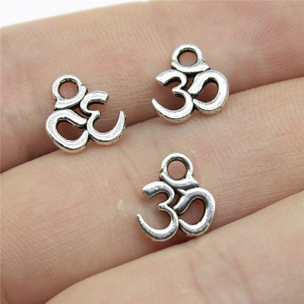 Silver Om Charms-ToShay.org