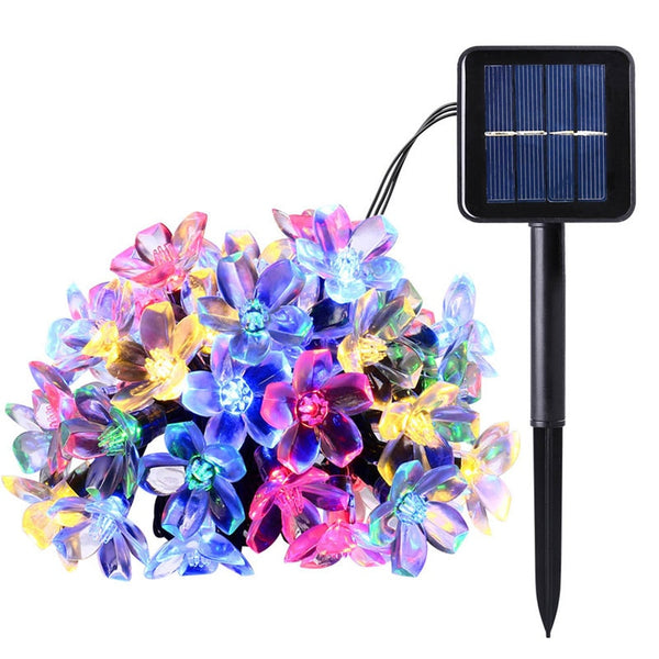 Solar Flower String Lights-ToShay.org