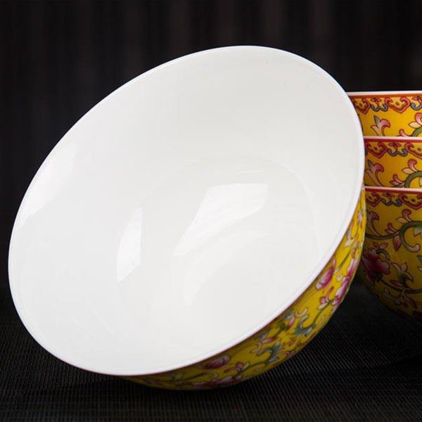 White Painted Ceramic Teacups-ToShay.org