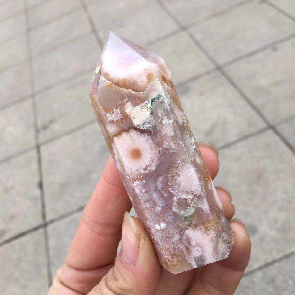 Pink Cherry Blossom Agate Points-ToShay.org
