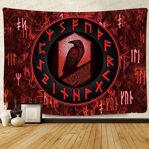 Viking Raven Tapestry-ToShay.org