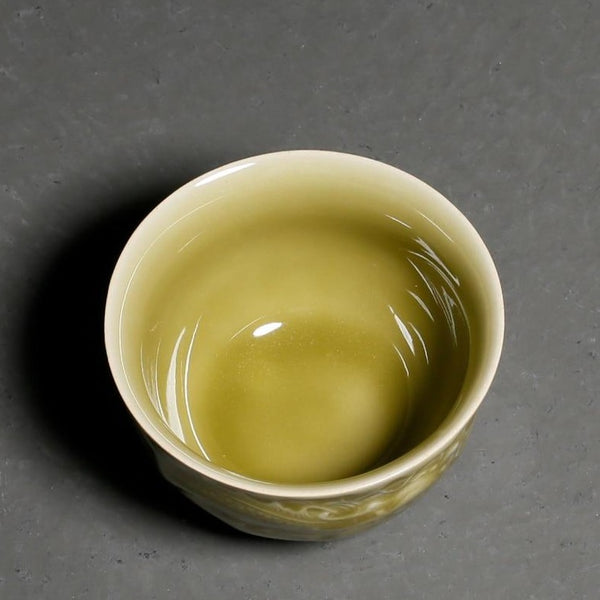 Dragon Glazed Ceramic Teacups-ToShay.org