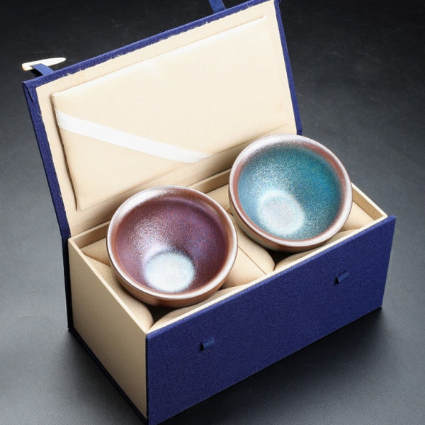 Glazed Ceramic Jianzhan Tea Cups-ToShay.org