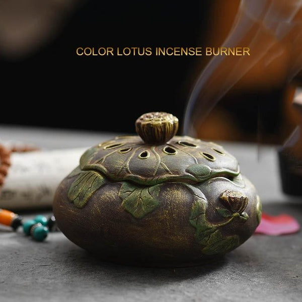Lotus Incense Burner-ToShay.org
