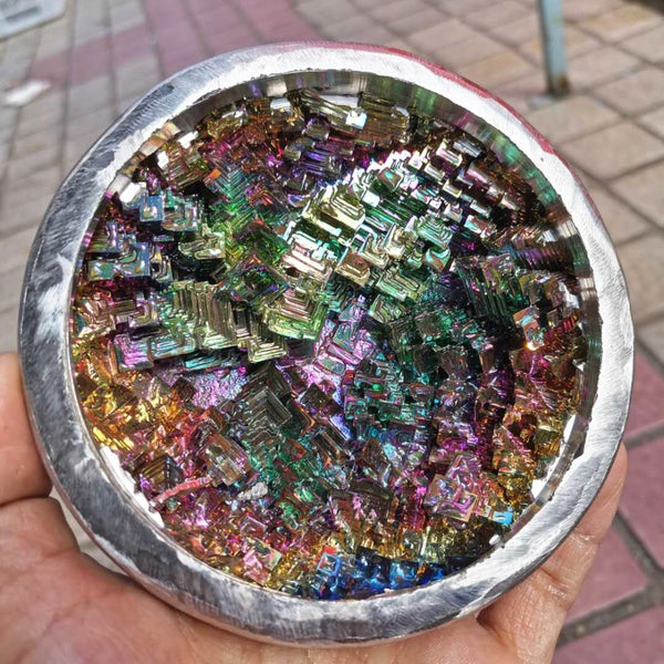 Silver Bismuth Crystal Cluster-ToShay.org