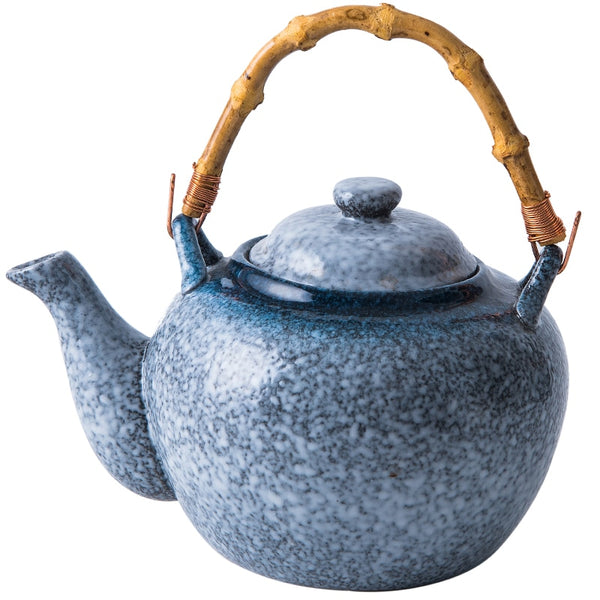 Glazed Ceramic Porcelain Teapot-ToShay.org