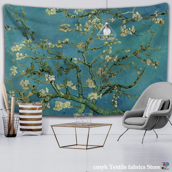 Flower Blossoms Tapestry-ToShay.org