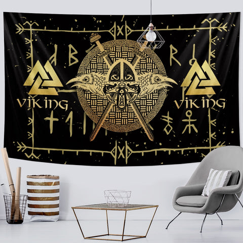 Viking Rune Tapestry-ToShay.org
