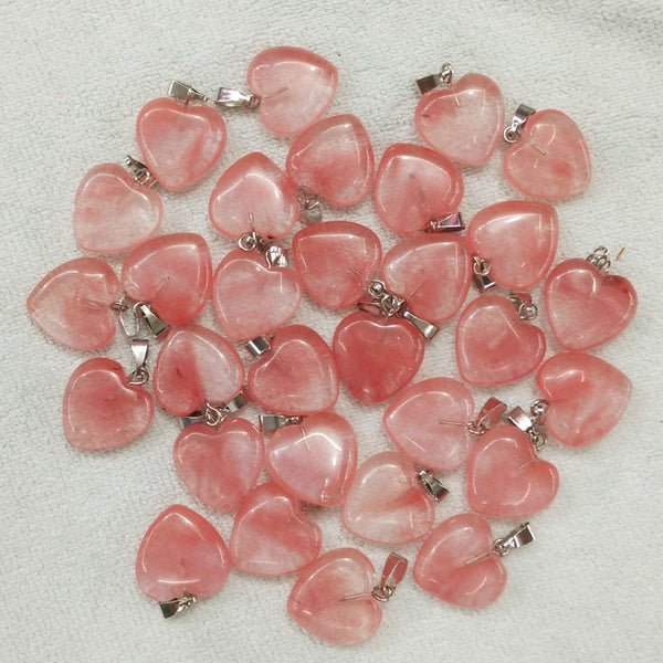 Red Watermelon Crystal Hearts-ToShay.org