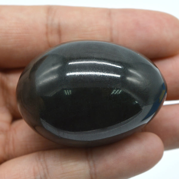 Black Nephrite Jade Egg-ToShay.org
