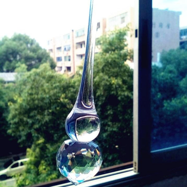 Clear Crystal Waterdrop Suncatchers-ToShay.org
