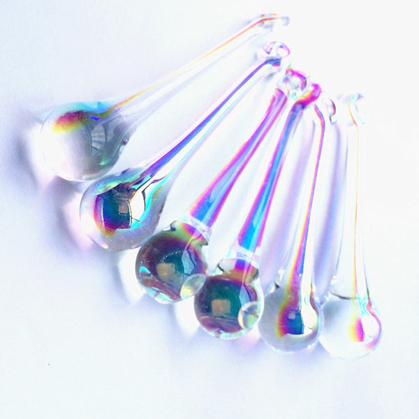 Clear Crystal Raindrop Beads-ToShay.org