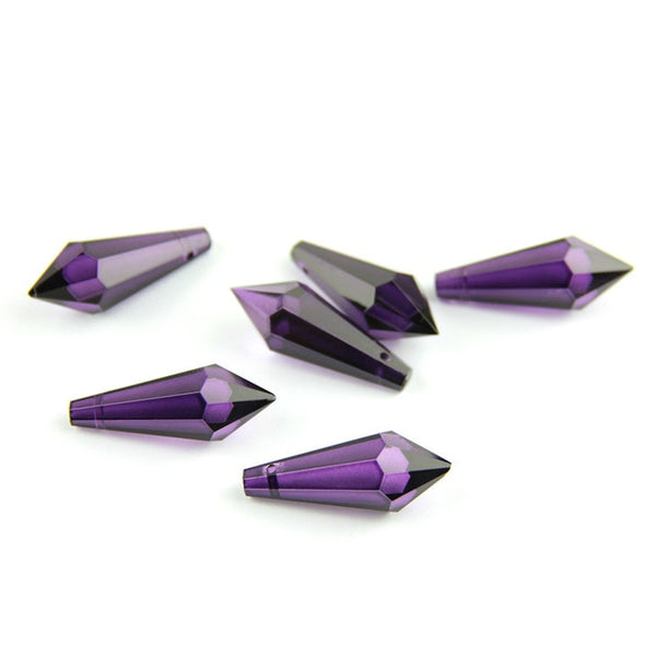 Purple Crystal Icicle Prisms-ToShay.org