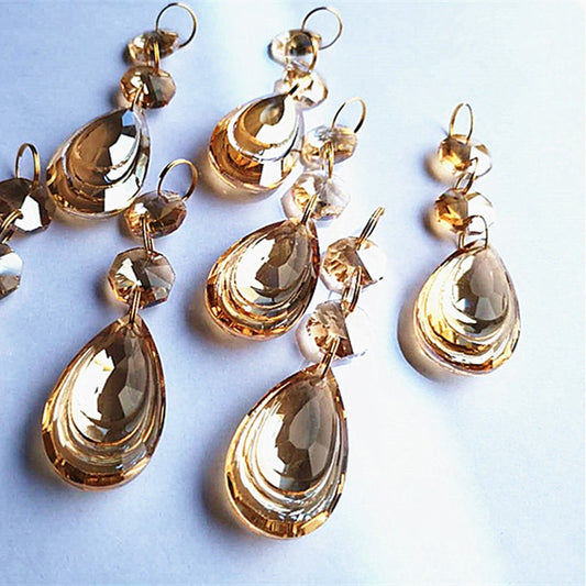 Champange Crystal Pendants-ToShay.org