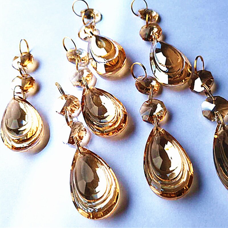 Champange Crystal Pendants-ToShay.org