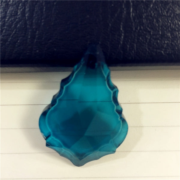 Blue Crystal Maple Leaf Bead-ToShay.org