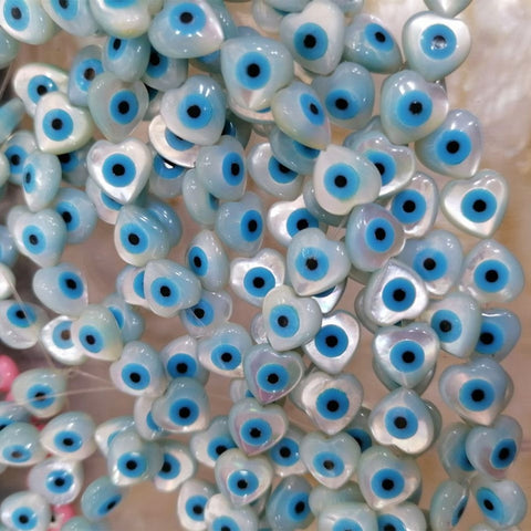 Evil Eye Heart Beads-ToShay.org