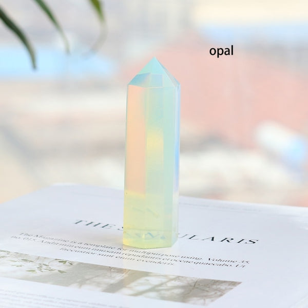 Mixed Crystal Obelisk Wand-ToShay.org