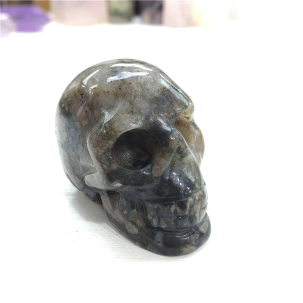 Mixed Crystal Gemstone Skulls-ToShay.org