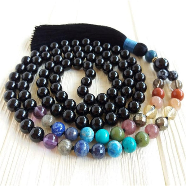 Black Tourmaline Prayer Beads-ToShay.org