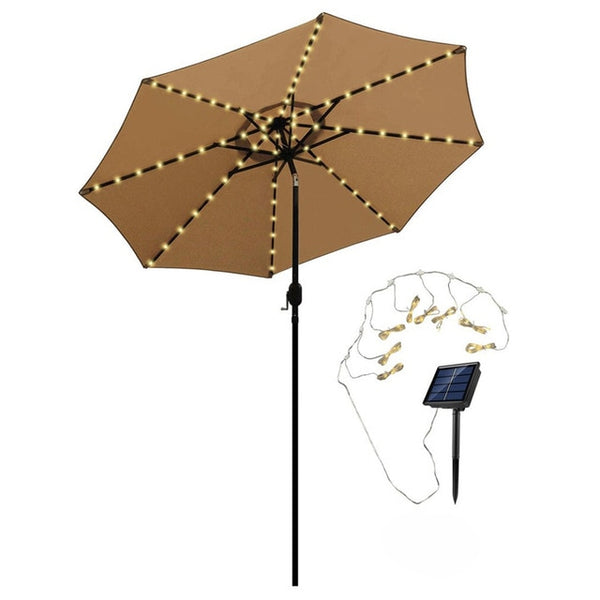 Solar Umbrella String Lights-ToShay.org