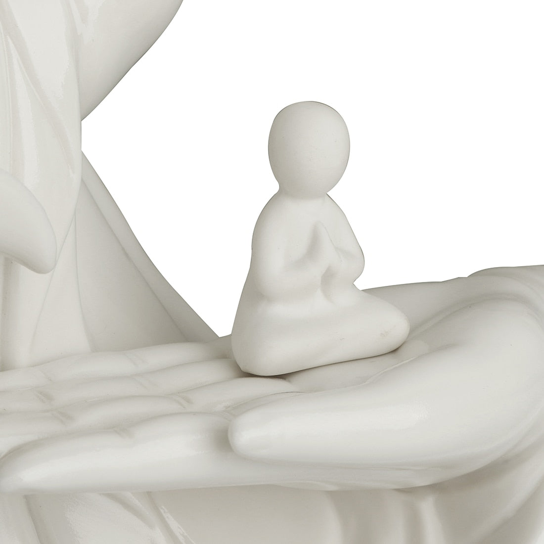 White Buddha Hand Incense Burner-ToShay.org