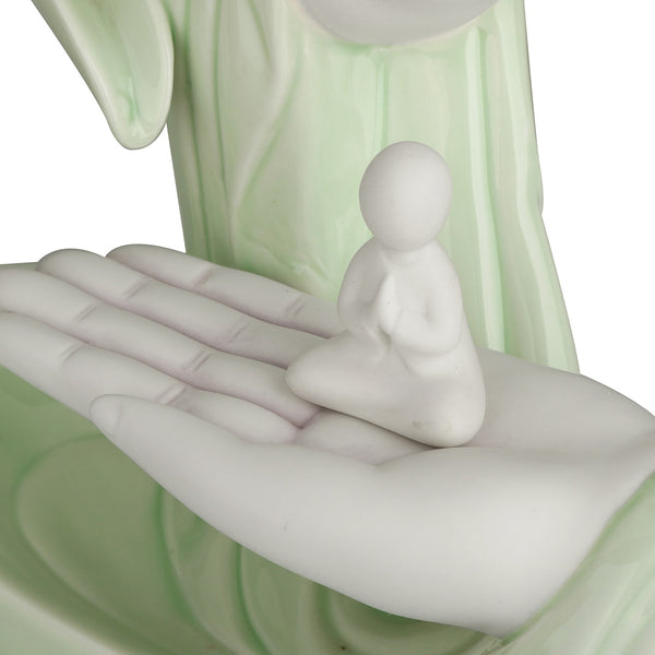 White Buddha Hand Incense Burner-ToShay.org
