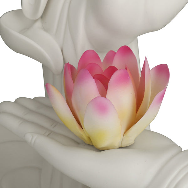White Buddha Hand Incense Burner-ToShay.org