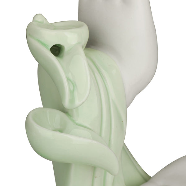 White Buddha Hand Incense Burner-ToShay.org