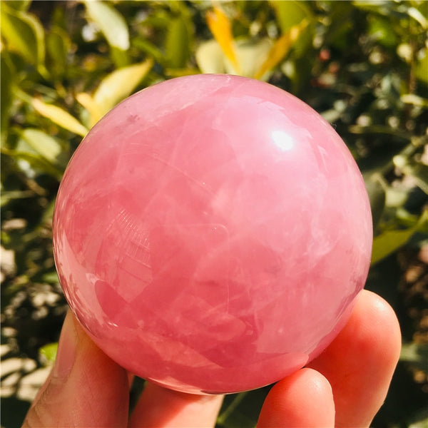 Pink Quartz Crystal Ball-ToShay.org