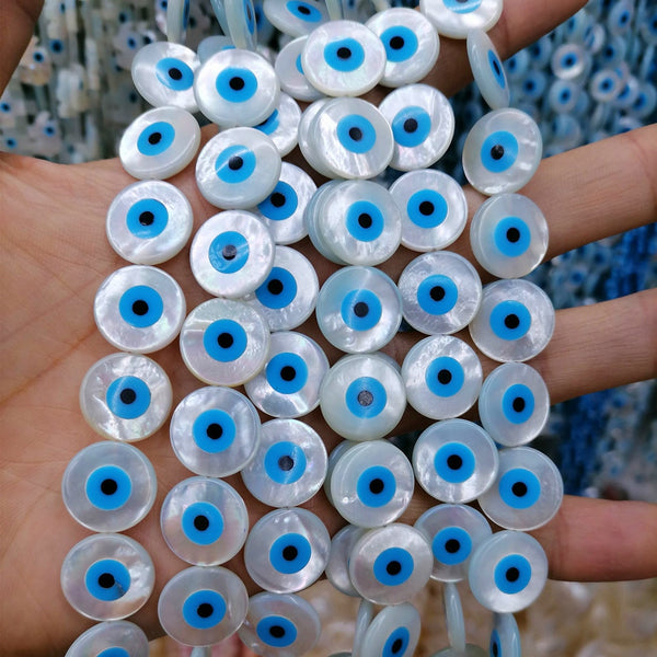 Evil Eye Shell Beads-ToShay.org