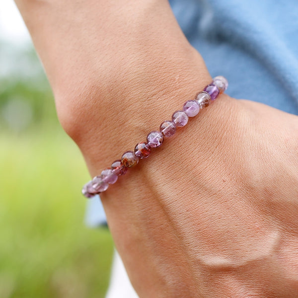 Purple Phantom Aurelite Bracelet-ToShay.org