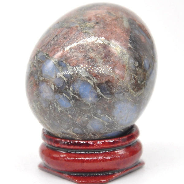 Blue Rhyolite Stone Egg-ToShay.org