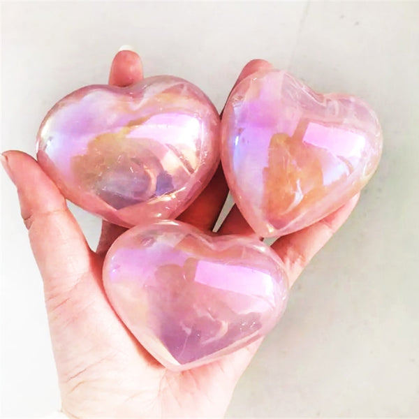 Pink Aura Rose Quartz Hearts-ToShay.org