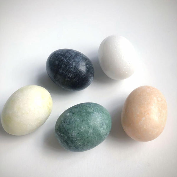 Mixed Jade Stone Eggs-ToShay.org