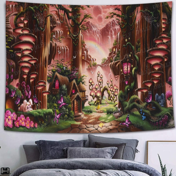 Fantasy Tapestry Wall Hanging-ToShay.org