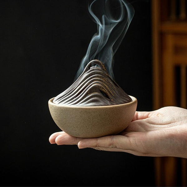 Coarse Pottery Incense Burner-ToShay.org