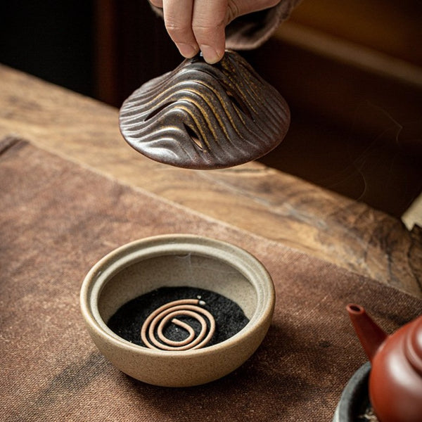 Coarse Pottery Incense Burner-ToShay.org