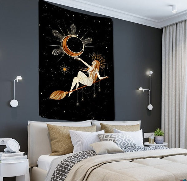 Moon Tapestry Wall Hanging-ToShay.org