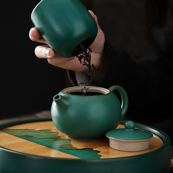 Stoneware Ceramic Tea Pot-ToShay.org