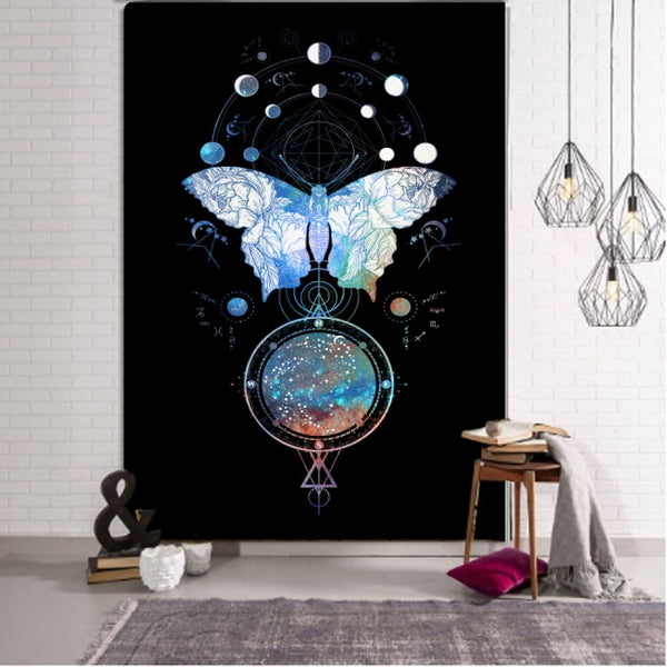 Moon Flower Wall Tapestries-ToShay.org